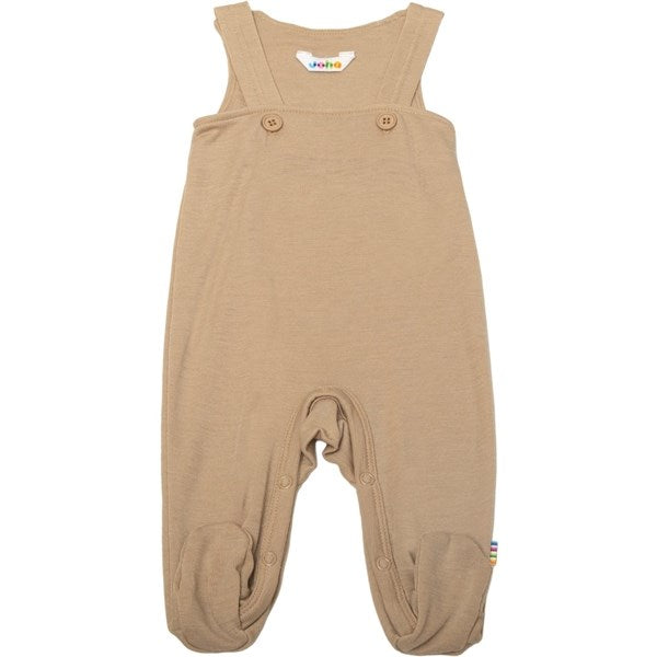 Joha Wool/Silk Beige Overall with Foot