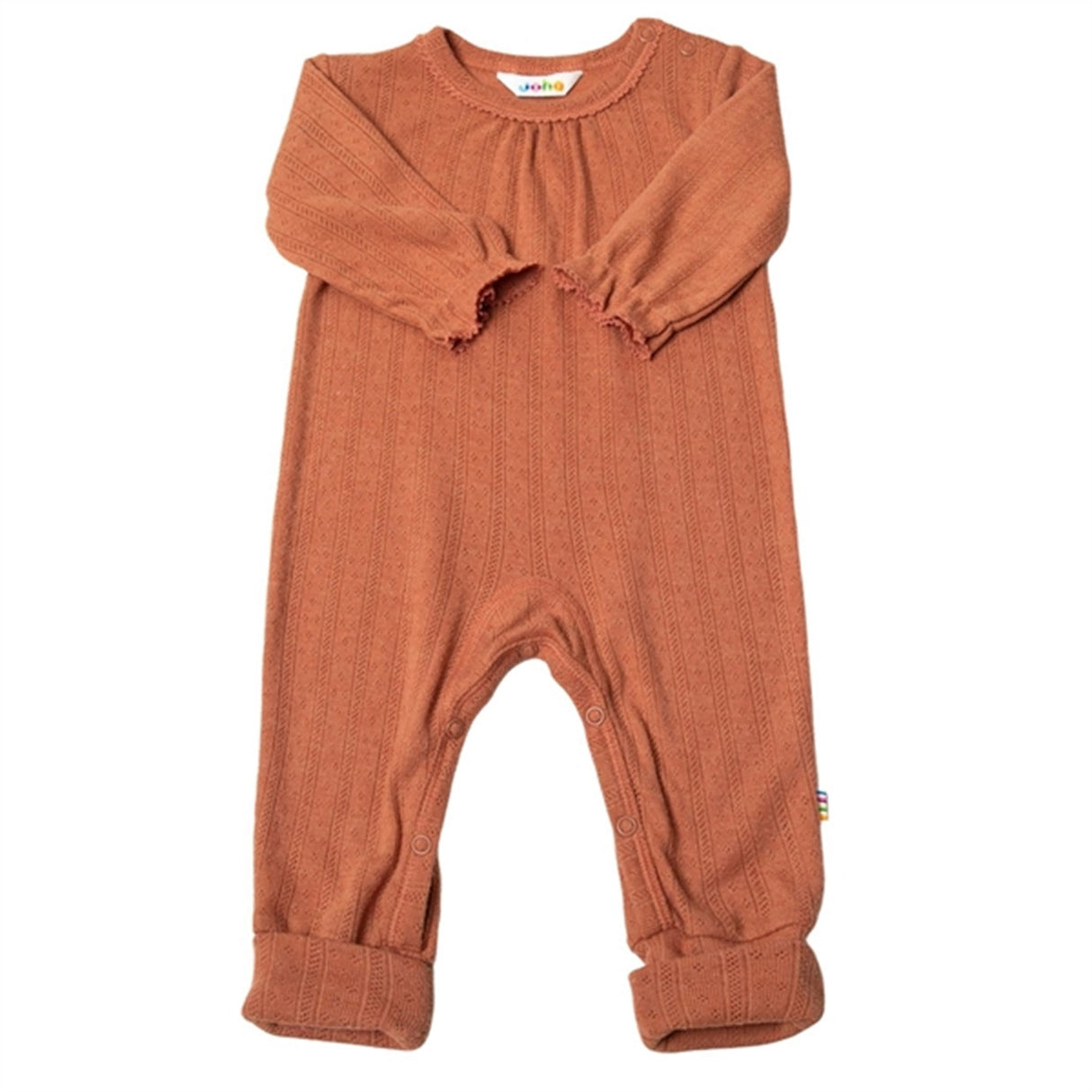 Joha Wool/Silk Orange Overalls