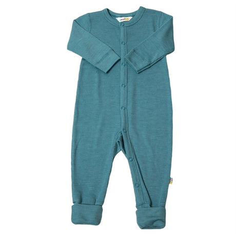 Joha Wool/Silk Blue Overalls