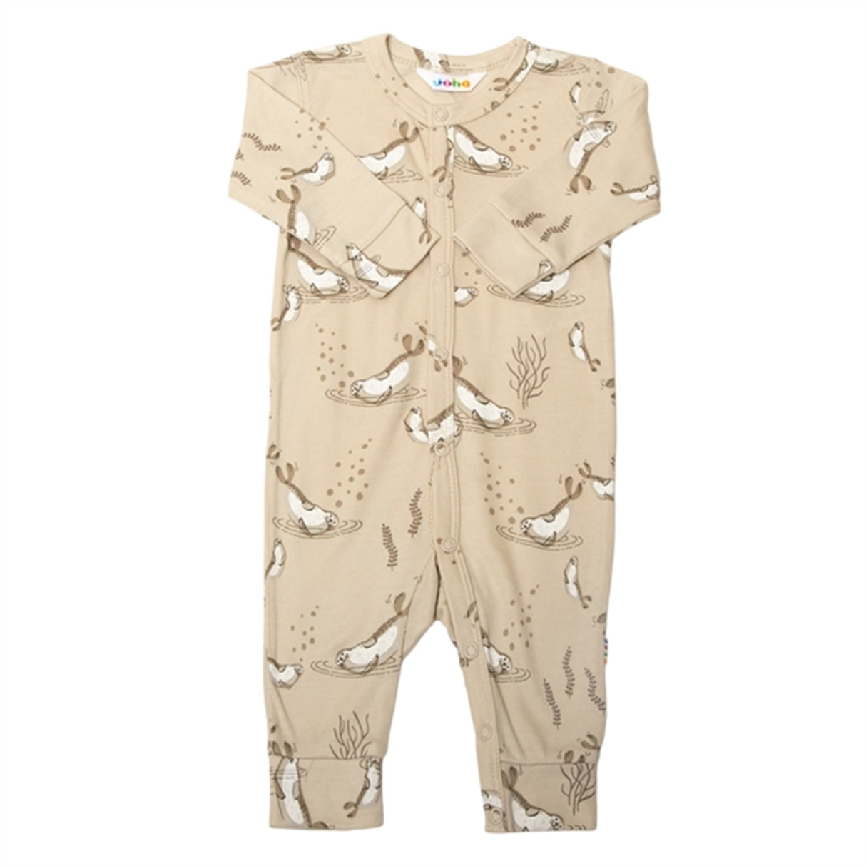 Joha Bamboo Beige AOP Onesie