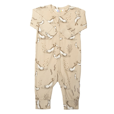 Joha Bamboo Beige AOP Onesie