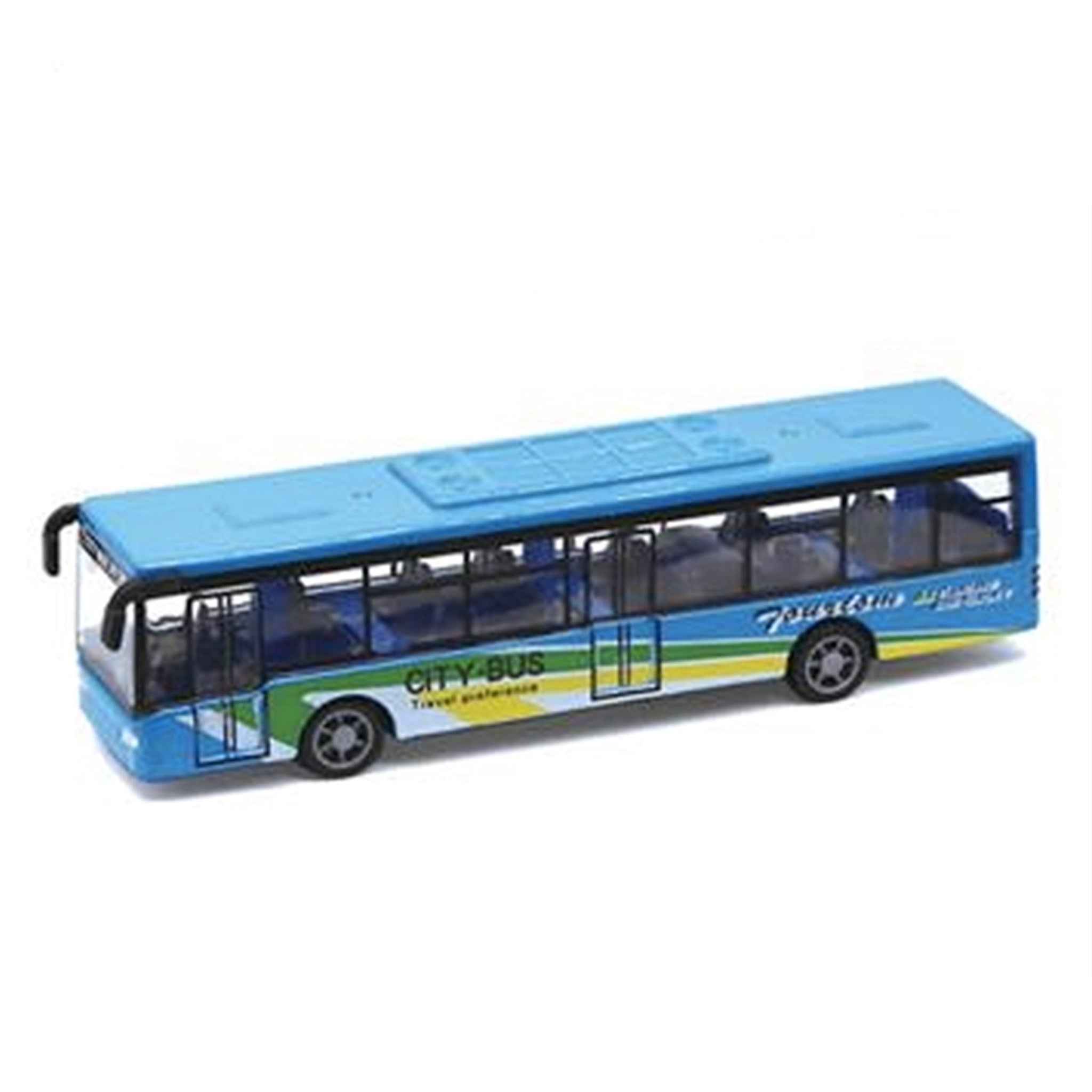 Magni Bus With Pull Back - Blue