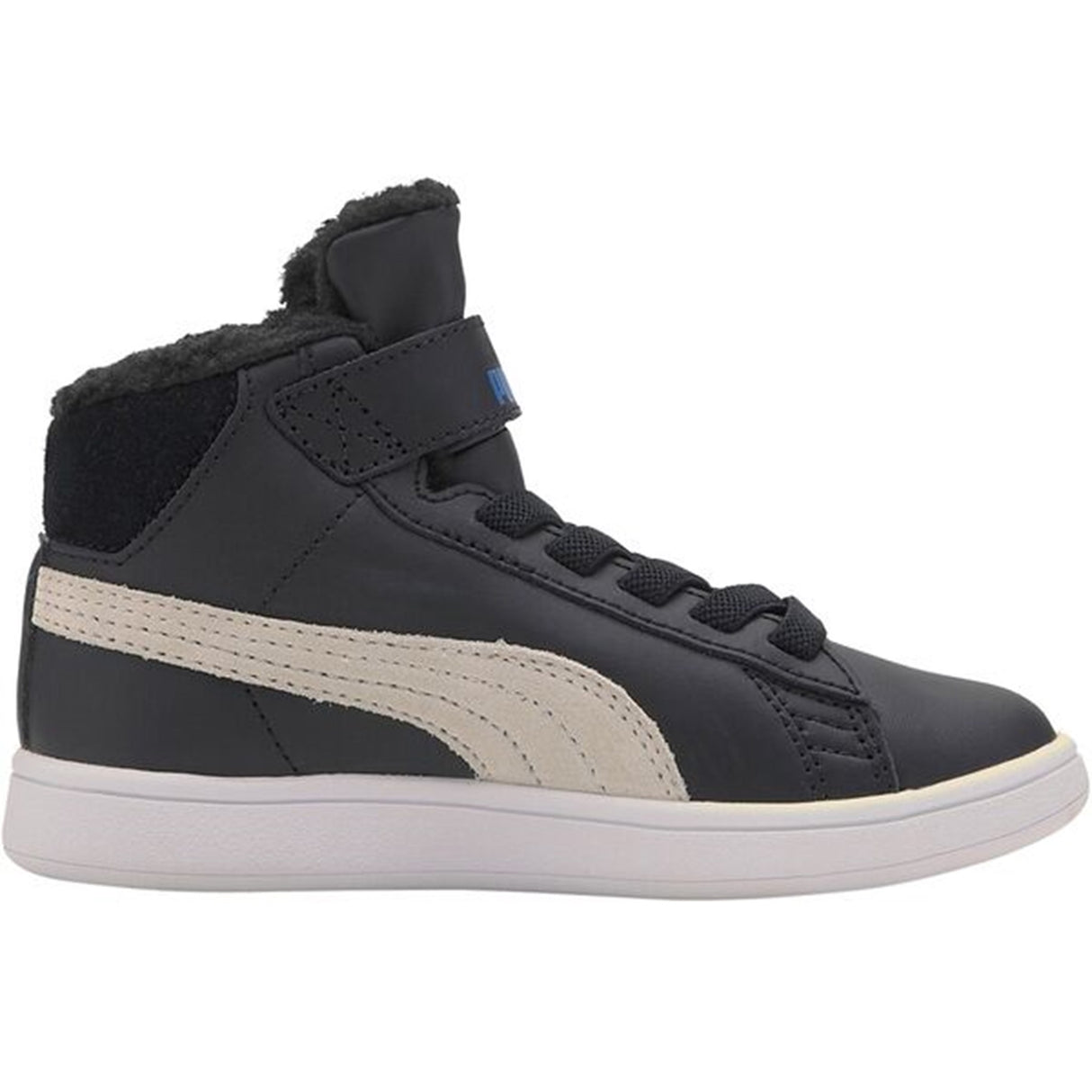 Puma Sneakers Smash v2 Mid Fur Black/White