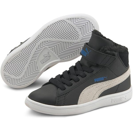 Puma Sneakers Smash v2 Mid Fur Black/White