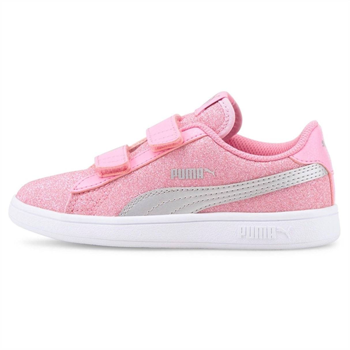 Puma Smash v2 Glitz Glam V PS Sneakers Prism Pink-Silver