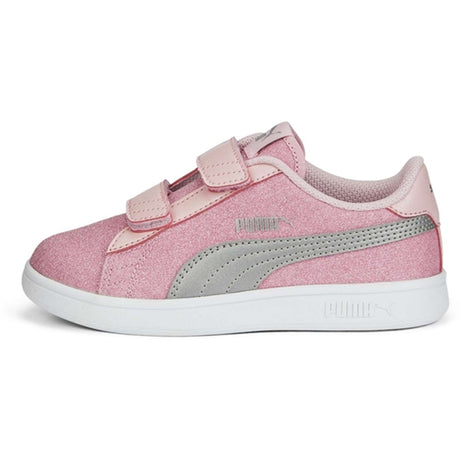 Puma Smash V2 Glitz GlamV Almond Blossom-Silver Sneakers 2