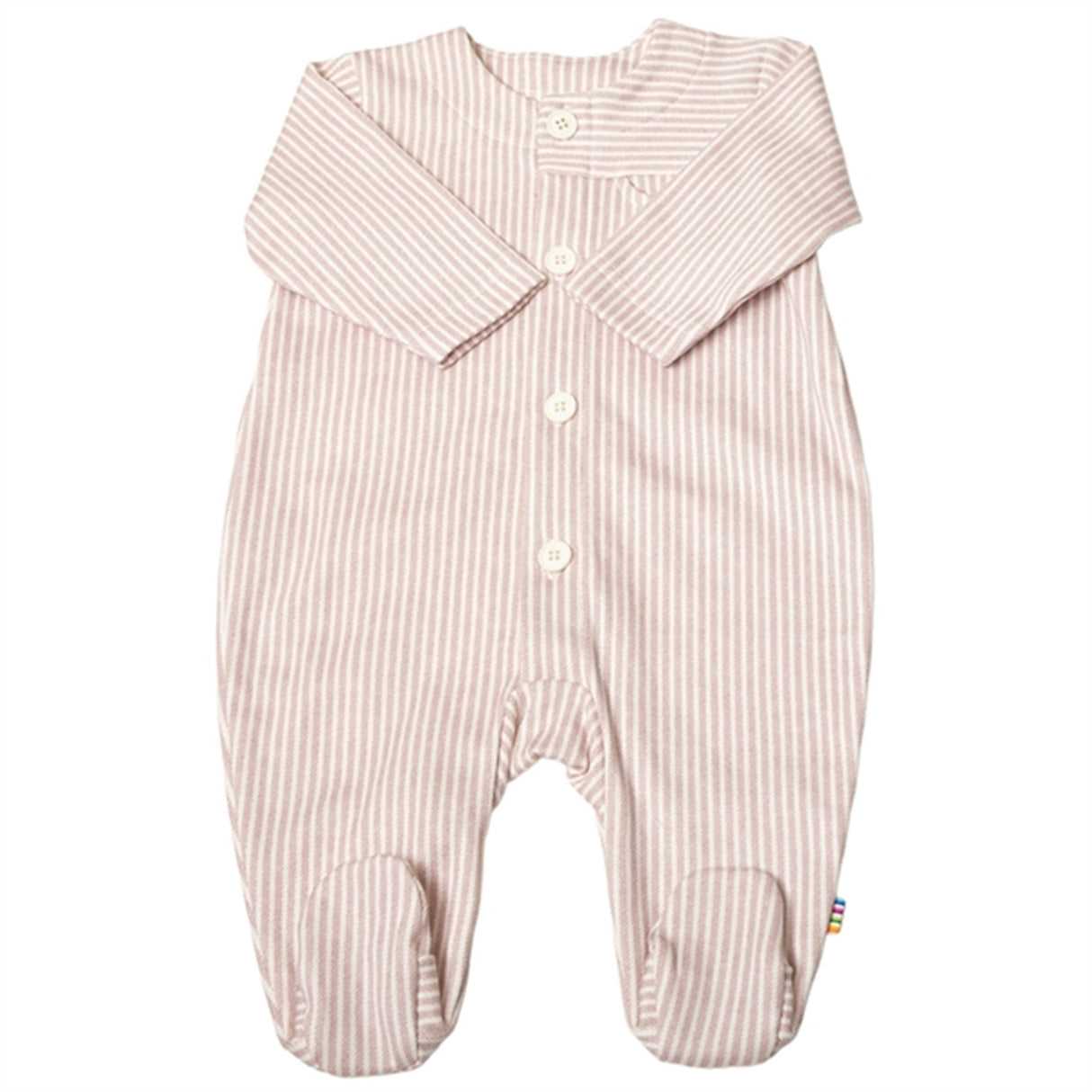 Joha White AOP Jumpsuit w. Foot