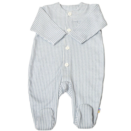 Joha White AOP Jumpsuit w. Foot