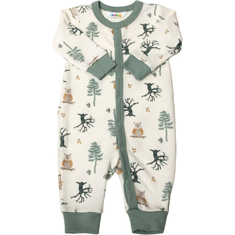 Joha Wool/Bamboo Off White Onesie