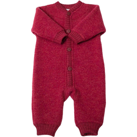 Joha Wool Fuchsia Melange Overalls