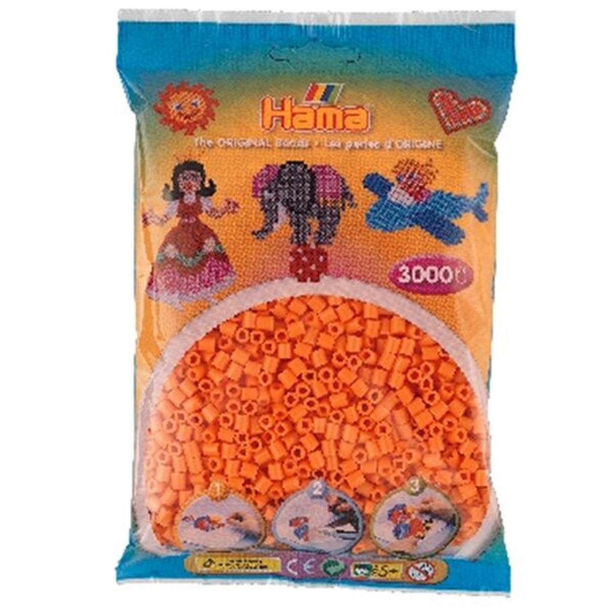 HAMA Midi Pearls 3000 pcs Apricot