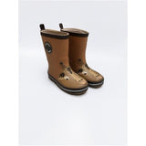 Mikk-Line 3D Wellies Giraffe Brown Sugar 3