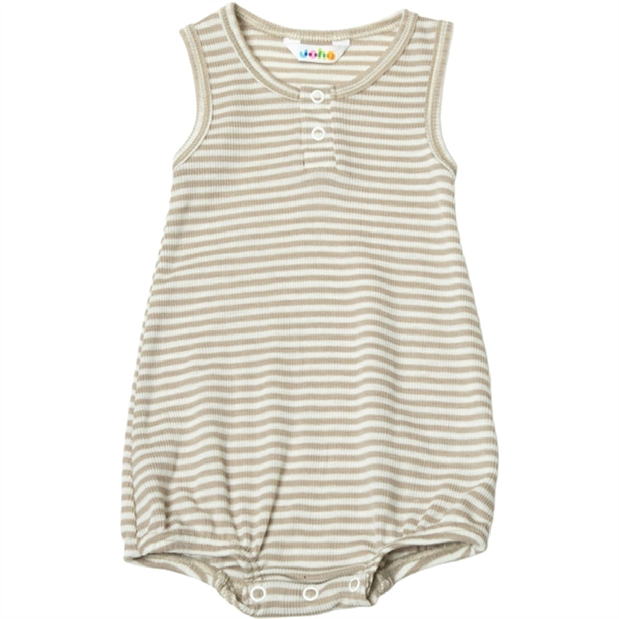 Joha Wool/Silk Beige Stripe Summersuit