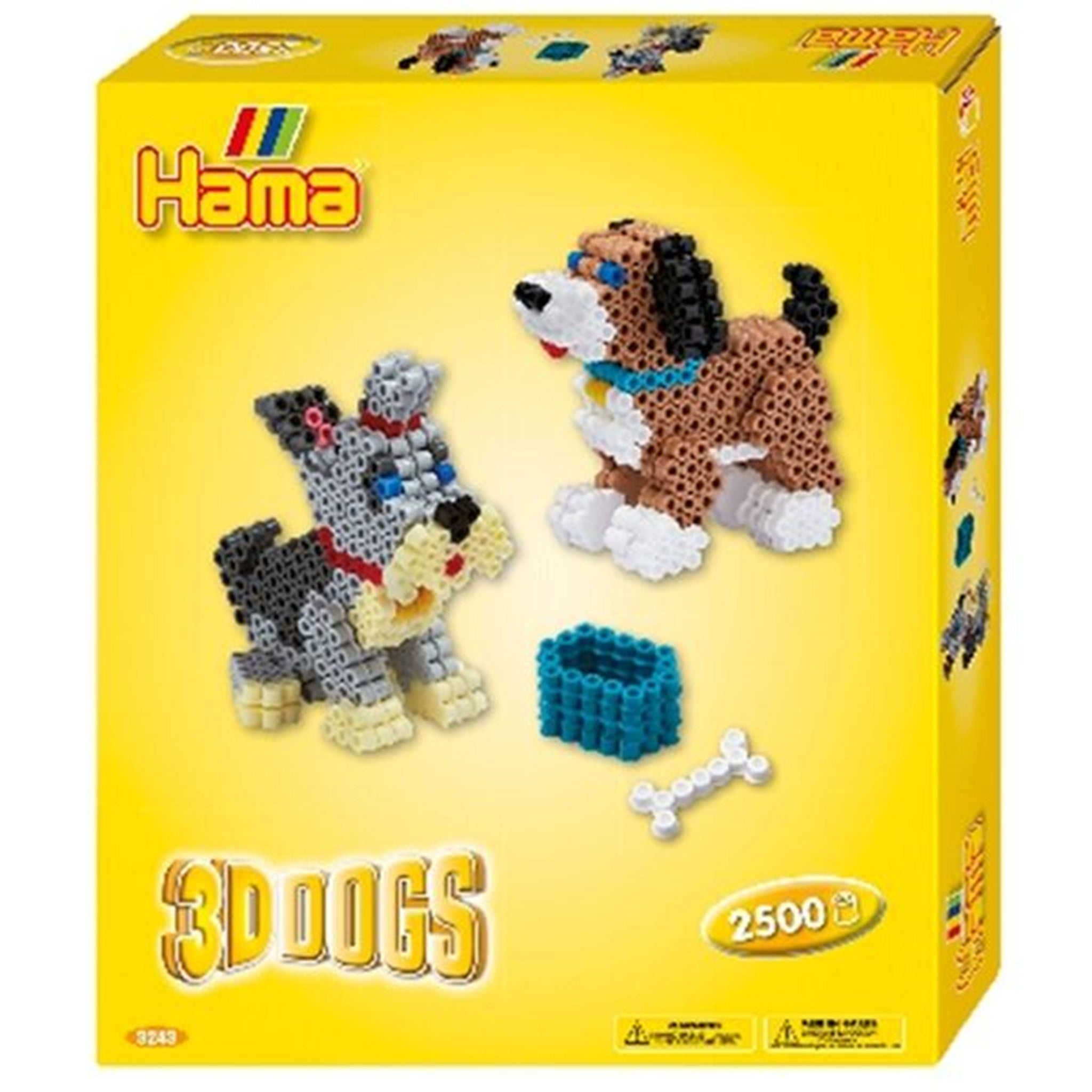 HAMA Midi Giftbox 3D Dogs