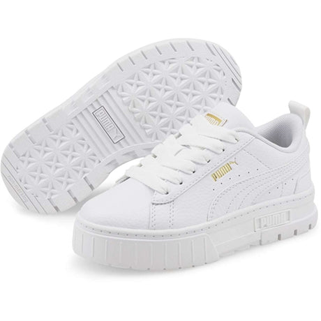Puma Mayze Lth PS White- Team Gold Sneakers
