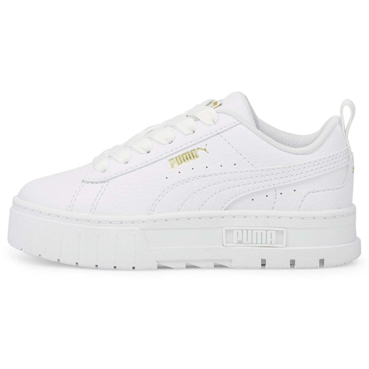 Puma Mayze Lth PS White- Team Gold Sneakers 2