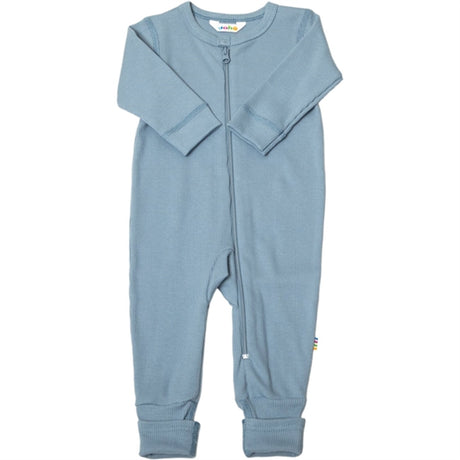 Joha Cotton Blue Jumpsuit w. Foot