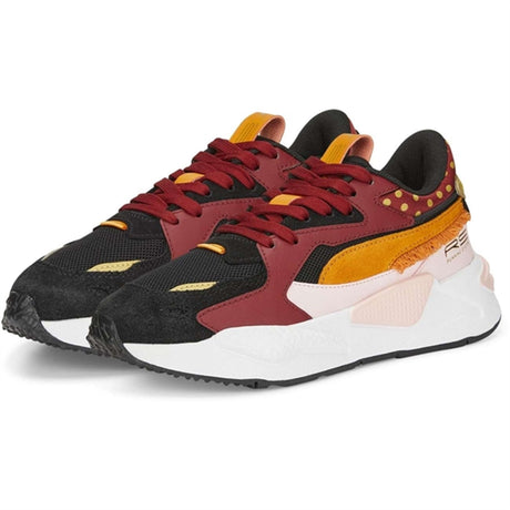 Puma RS-Z Boho Gleam Jr Black-Almond Blossom-Intense Red Sneakers