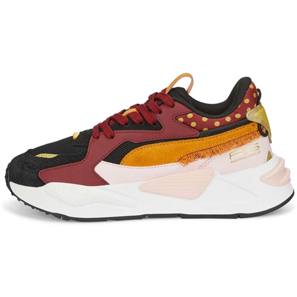 Puma RS-Z Boho Gleam Jr Black-Almond Blossom-Intense Red Sneakers 2