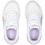 Puma Carina 2.0 PS White-Vivid Violet-Silver Sneakers