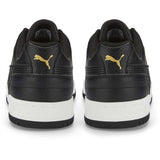 Puma RBD Game Low Jr Sneakers Black Black Team Gold-White 6
