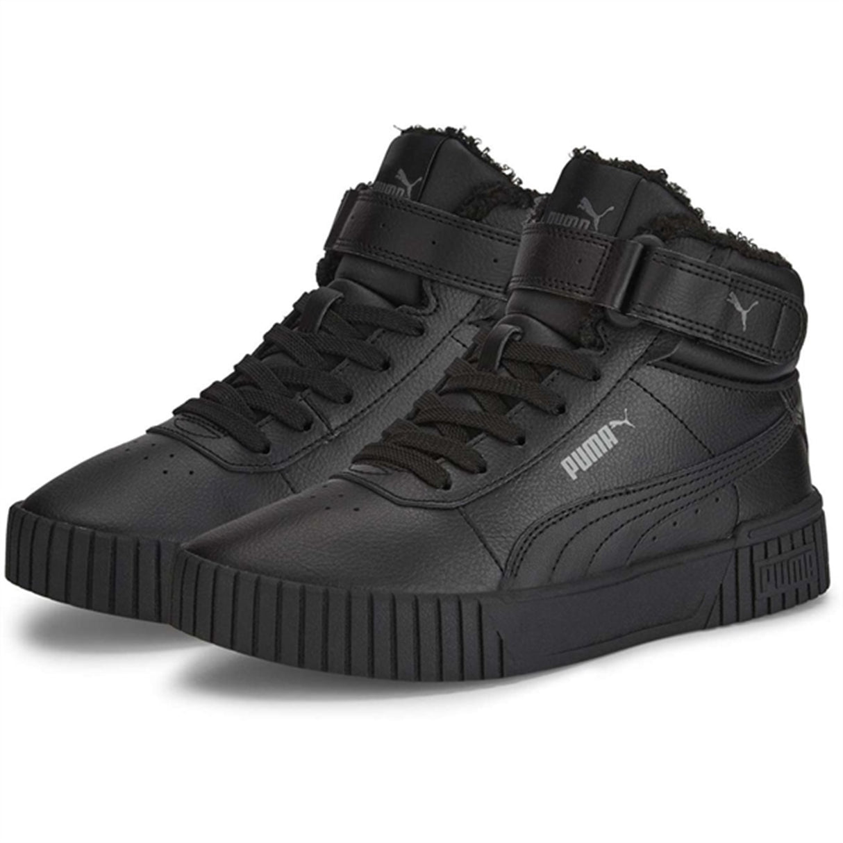 Puma Carina 2.0 Mid WTR Jr Black-Black-Dark Shadow Sneakers