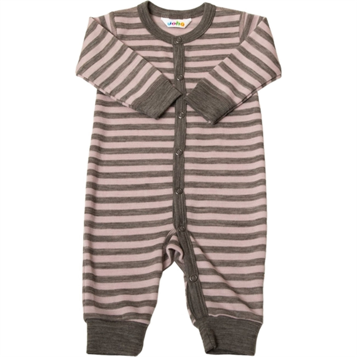 Joha Wool Pink Stripe Jumpsuit