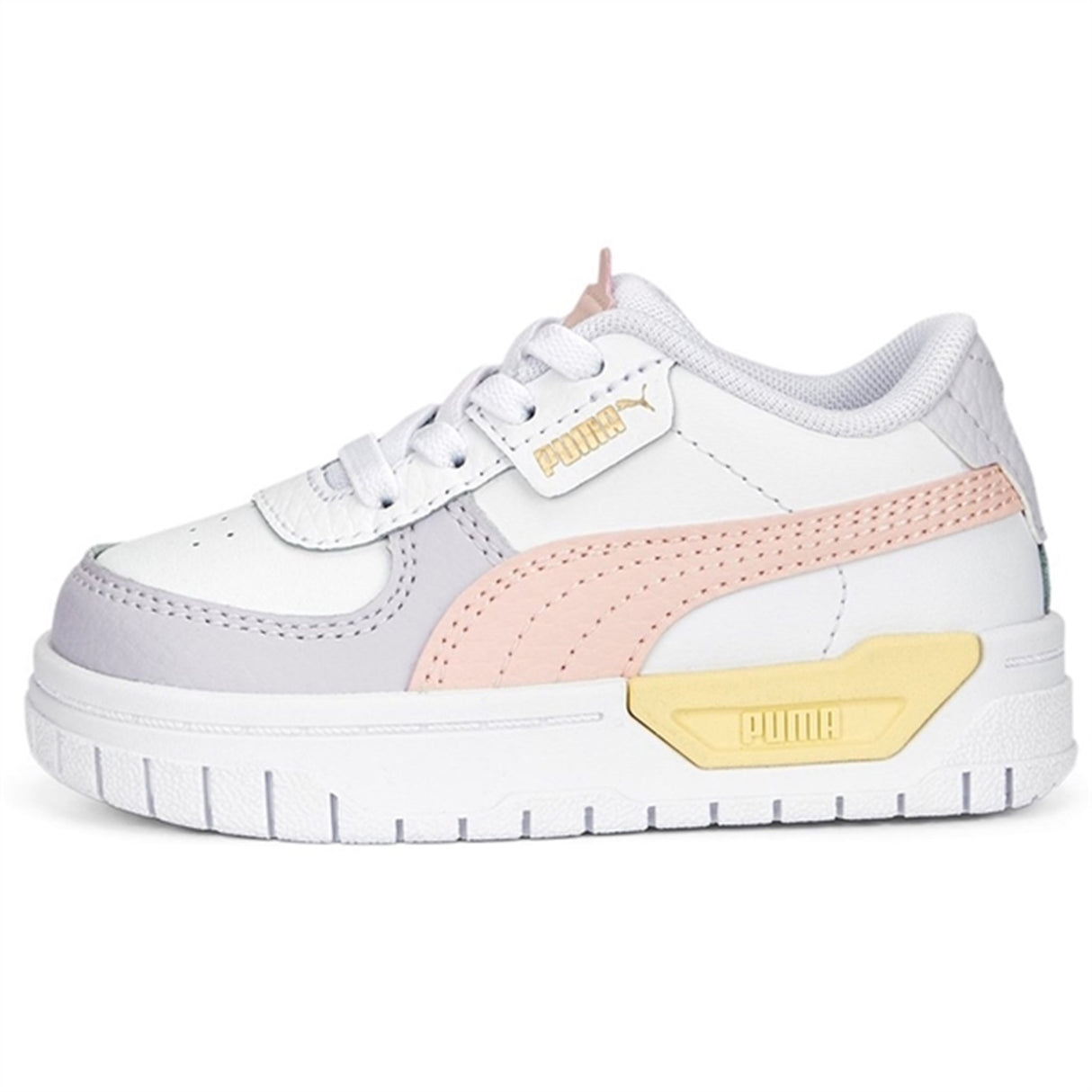 Puma Cali Dream Pastel AC Inf White-Rose Dust-Light Straw Sneakers