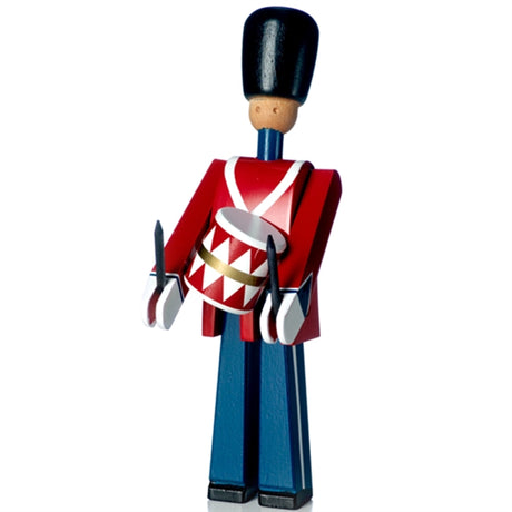 Kay Bojesen Drummer Small Red/Blue/White 2