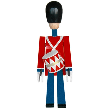 Kay Bojesen Drummer Small Red/Blue/White