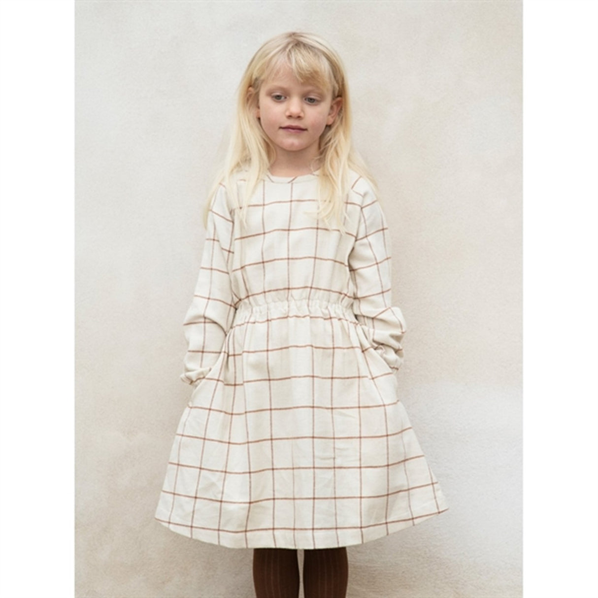 Serendipity Chocolatechecks Brushed Dress