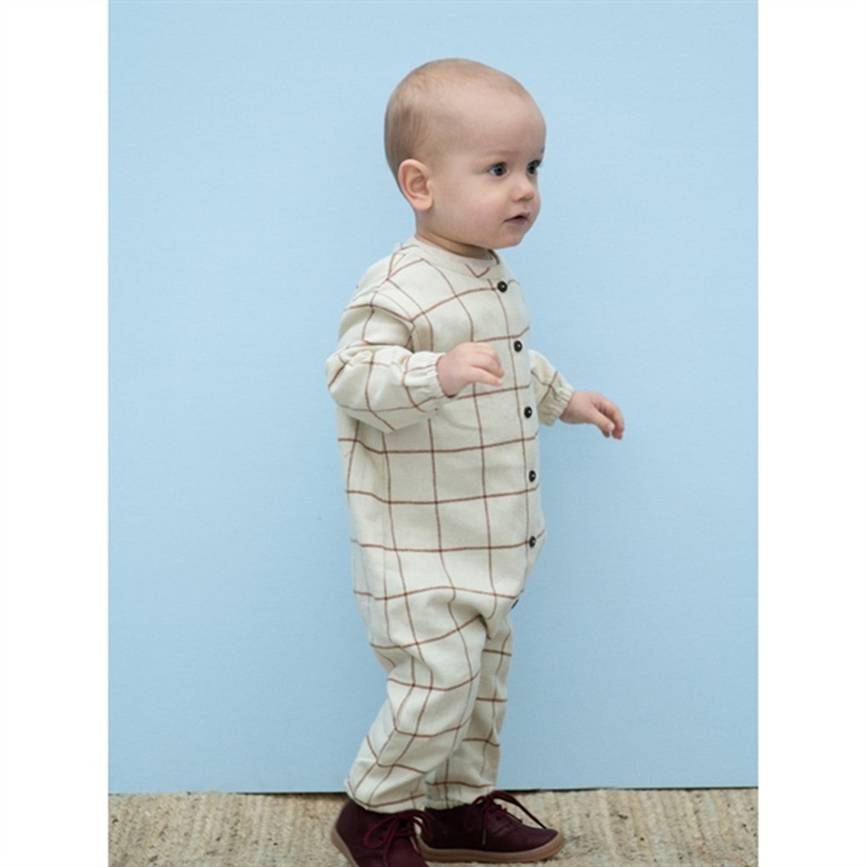 Serendipity Chocolatechecks Baby Brushed Suit 2