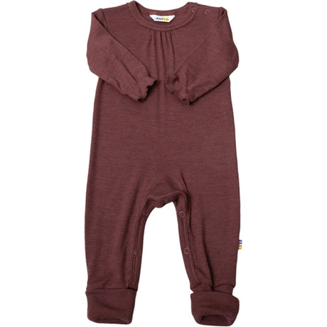 Joha Wool/Silk Bordeaux Jumpsuit w. 2-in-1 Foot