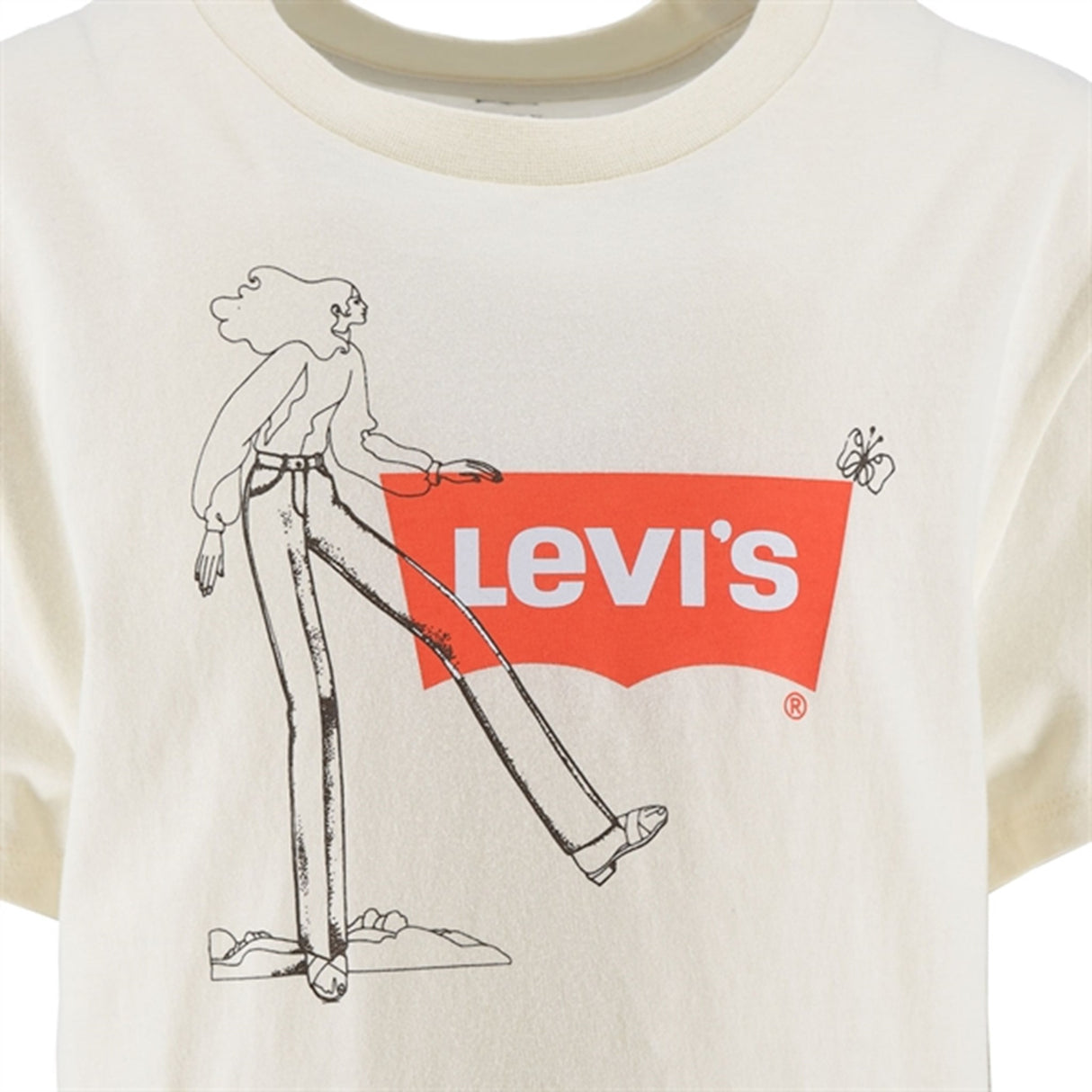 Levi's Oversized Graphic T-Shirt Antique White