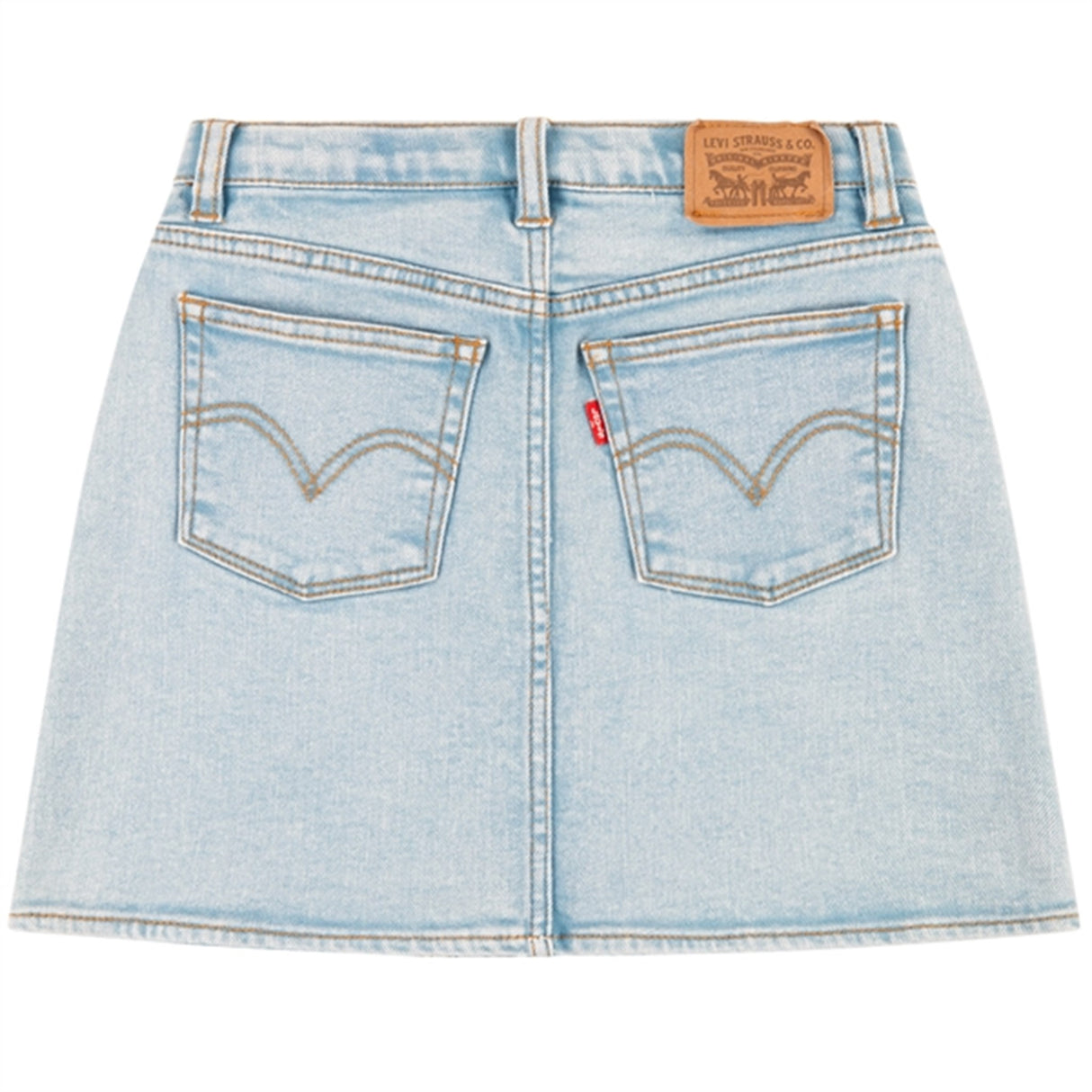 Levi's High Rise Denim Skirt Blue