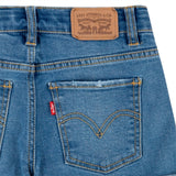 Levi's Cuffed Girlfriend Shorts Blue 3