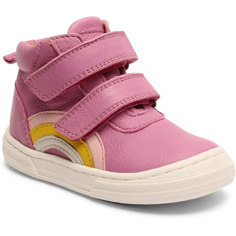 Bisgaard Rainbow Velcro Shoe Pink