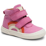 Bisgaard Rainbow Velcro Shoe Pink