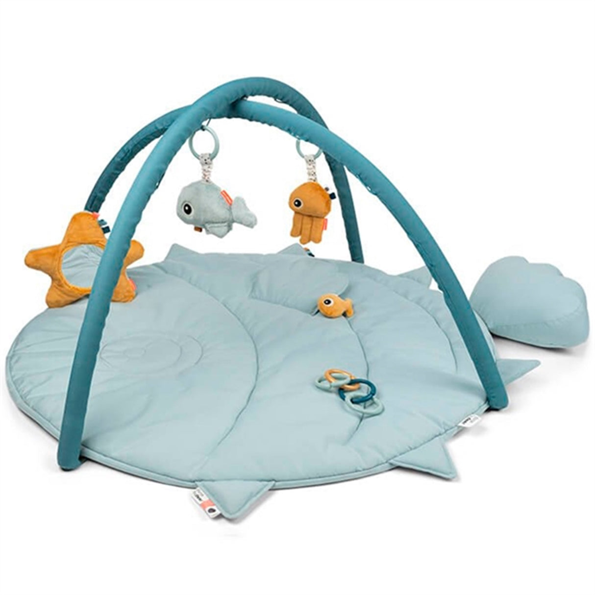 Done by Deer Activity Play Mat Sea Friends Blue 4