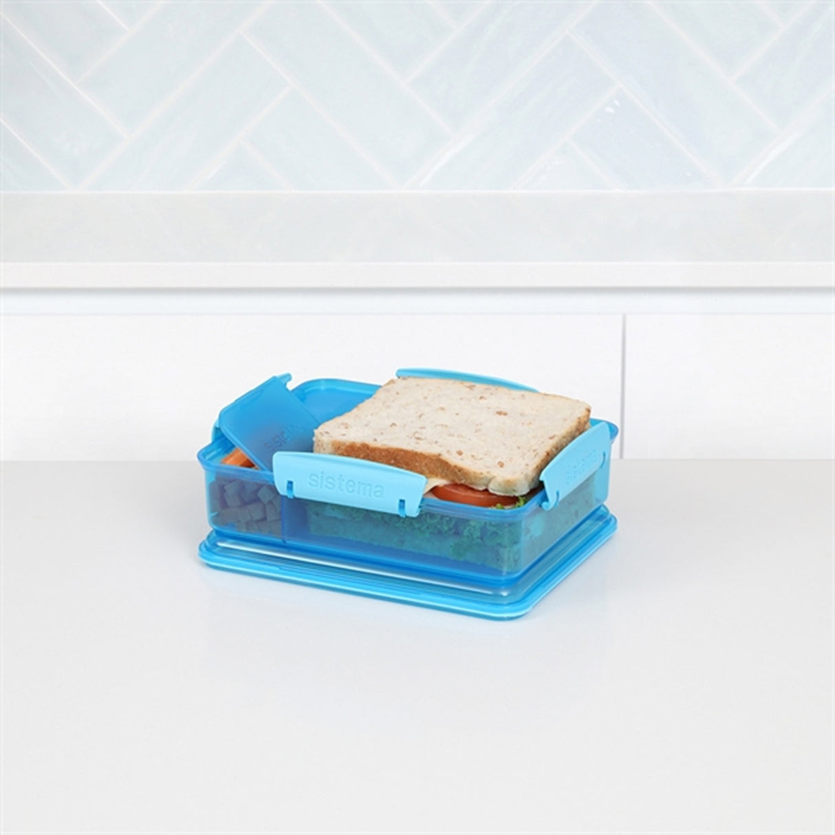 Sistema Snack Attack Duo Lunch Box 975 ml Blue 3