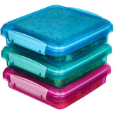 Sistema Sandwich Box Lunch Box 450 ml Lunch Mixed Pack 3-pack