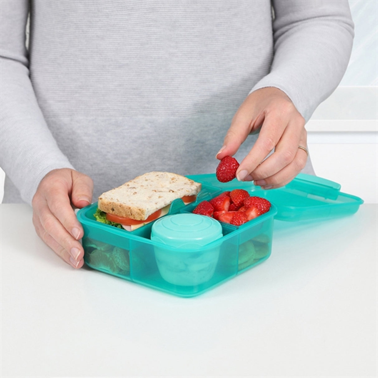 Sistema Bento Cube Lunch Box 1,25 L Teal 3