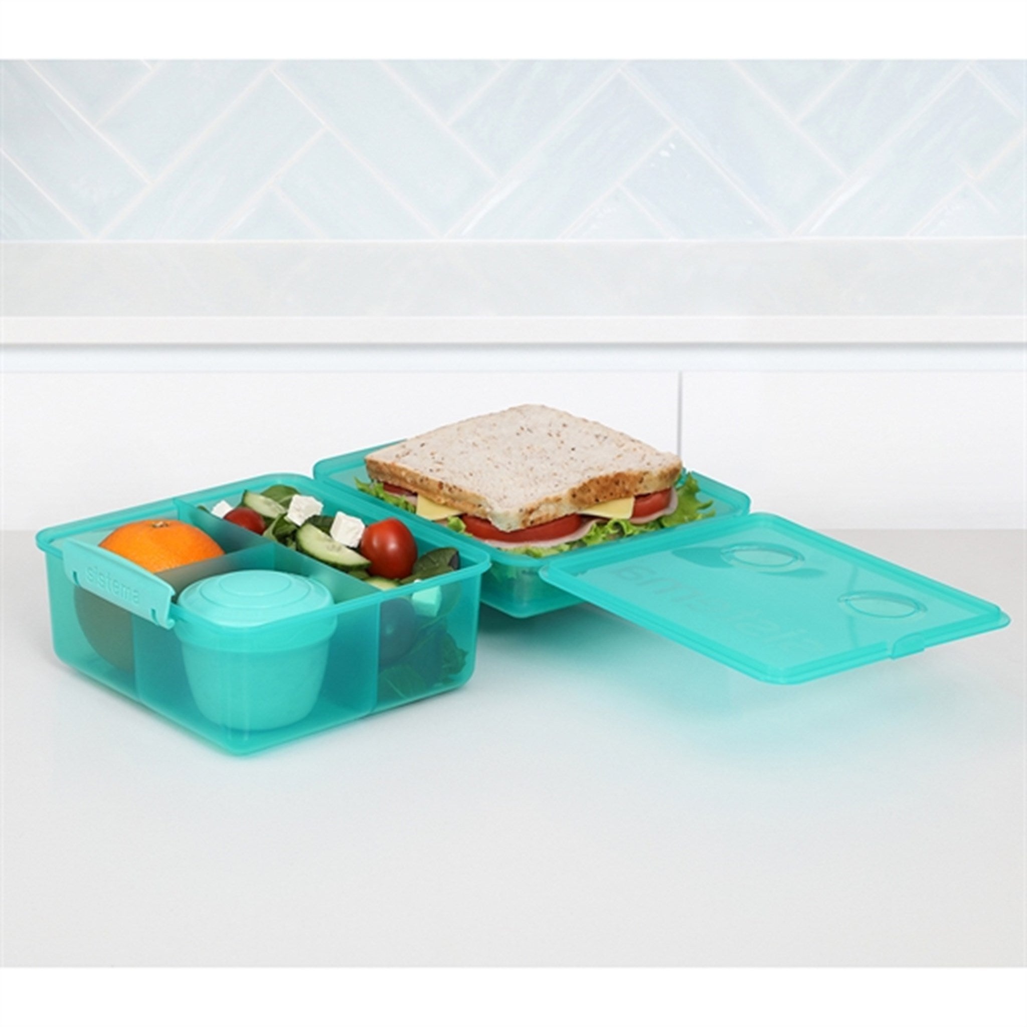 Sistema Lunch Cube Max Lunch Box 2,0 L Teal 3