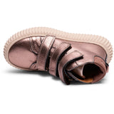 Bisgaard Debbie V Velcro Shoes Rose Gold Metallic 6