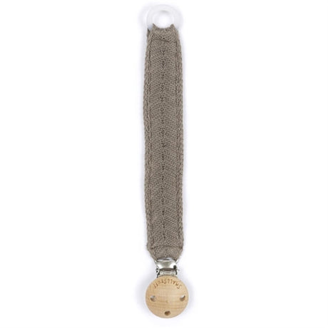 Smallstuff Knit Pacifier Strap Nature