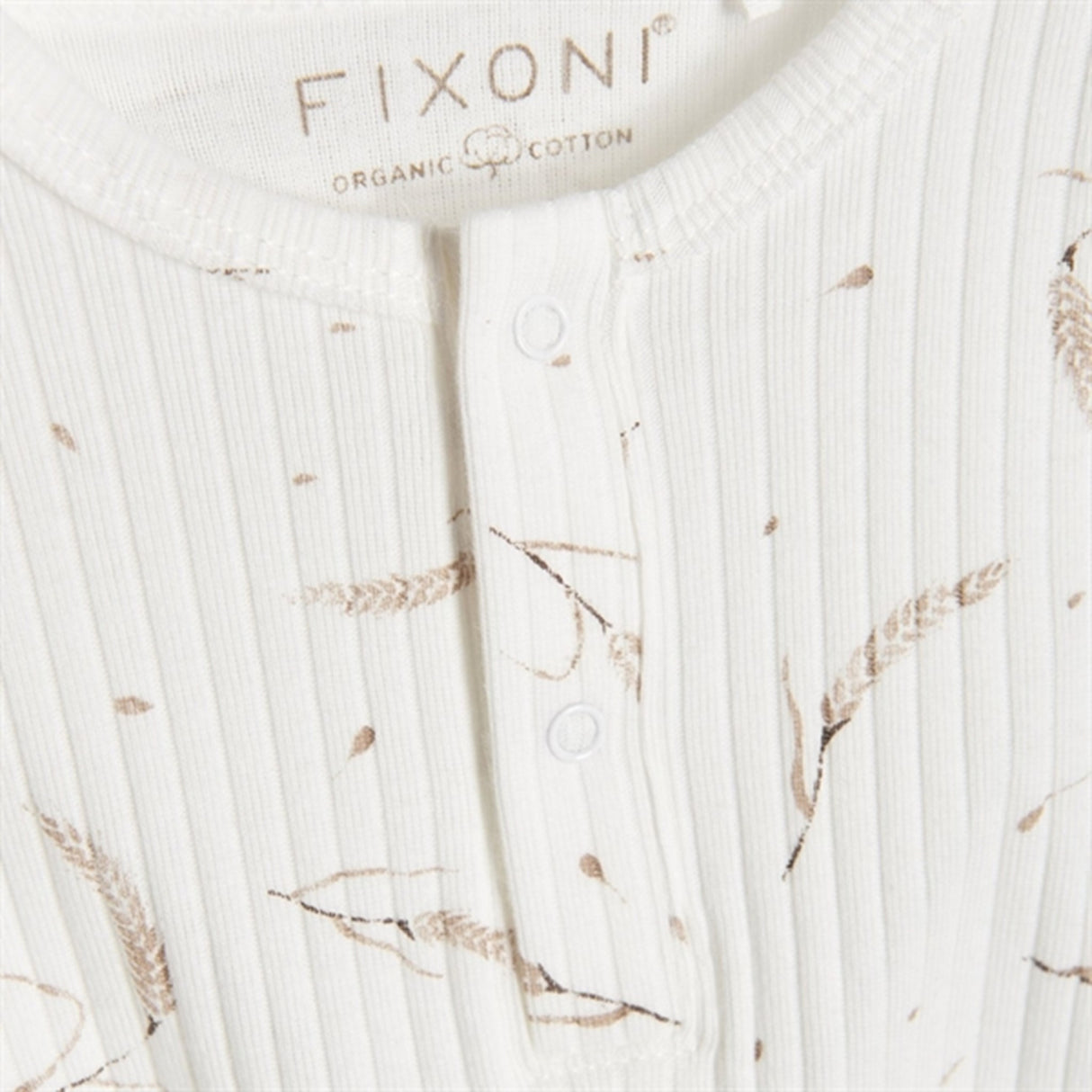 FIXONI Egret Rib Onesie 2