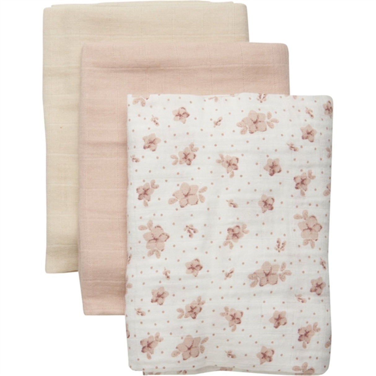 FIXONI Cameo Rose Mulsin Cloths 3-pack 2