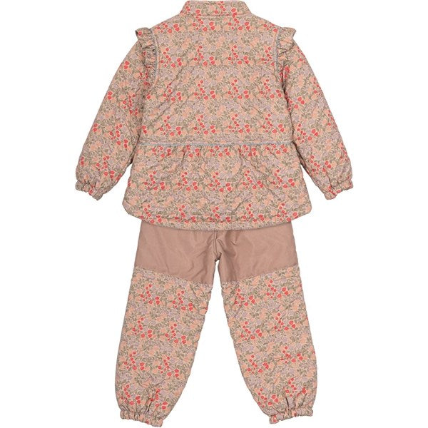 Mikk-Line Thermal Set Frill AOP Warm Taupe 6