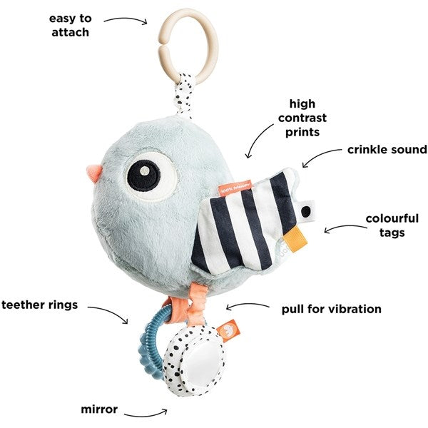 Done by Deer To Go Activity Sensory Toy Birdee Blue