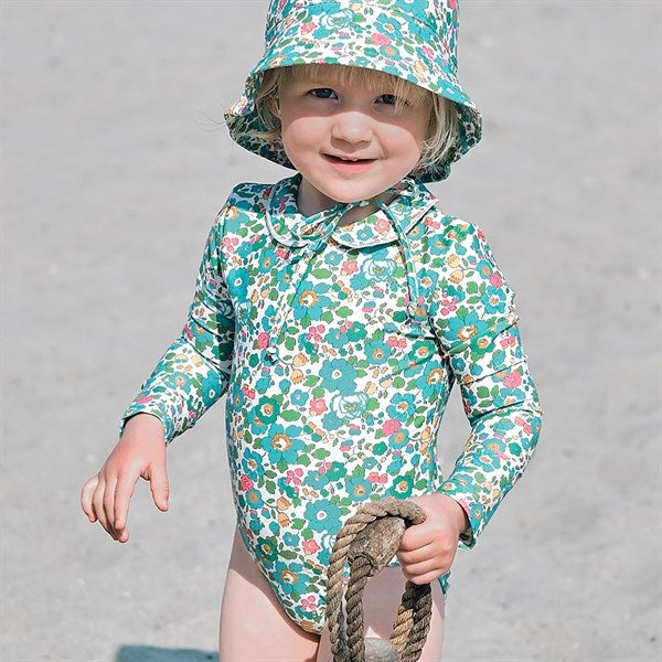 Petit Crabe Betsy D Peeter Pan Swim Suit Liberty© fabric